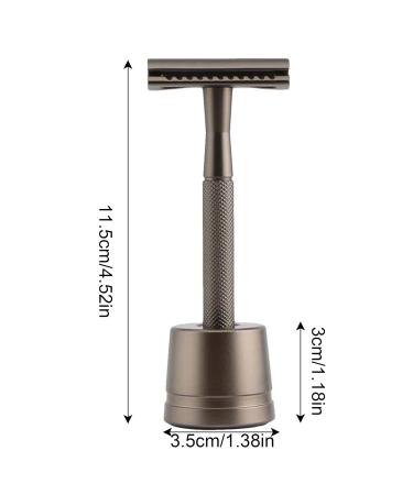 Compact Traveler Gasiser | Portable Double-Edged Razor for Men | Travel-Friendly Safety Razor - Buy Online on GoSupps.com