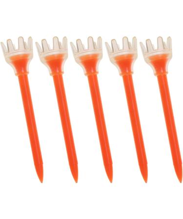 5pcs Lightweight & Durable Plastic Crown Top Golf Tees 7CM - Random Color - Buy Online on GoSupps.com