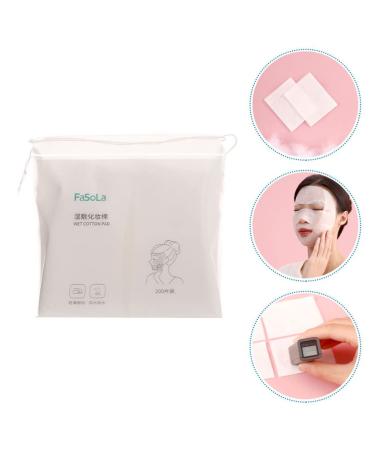 Beaupretty Cotton Makeup Pads - 200pcs Facial Cleaning & Makeup Remover Pads | Compressed Sponges for Easy Use - Buy Online on GoSupps.com