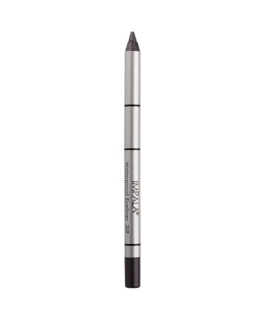 IMPALA | Creamy Waterproof Gray Eyeliner Pencil 319 | Defined Contour or Smokey Effect | Dense and Creamy Texture Easy to Apply | Bright Long-Lasting and Water-Resistant Color 319 Grey - Buy Online on GoSupps.com