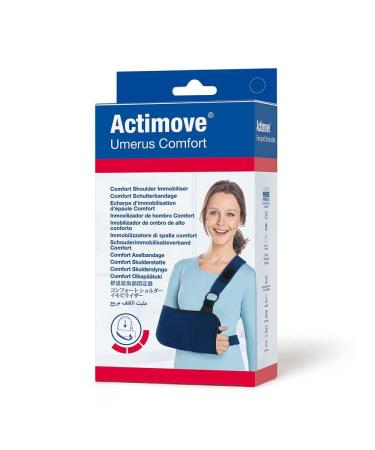 Ummerus Comfort Arm Sling | Medical Shoulder Brace for Injury Support | Right & Left Arm | Blue X-Small - Buy Online on GoSupps.com