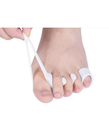 Tougod Silicone Heel Protection & Toe Cuffs for Fasciitis Relief - 3 Pairs Gel Cushions for Men & Women - Buy Online on GoSupps.com