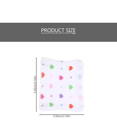 Lurrose 20 STK Ear Cup Earrings & Mask Glasses Holder - Cotton Polyester Ear Pads for Glasses & Sunglasses - 5 Pieces (5.5x5.5cm) - Buy Online on GoSupps.com