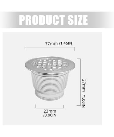 Dosettes de caf r utilisables en acier inoxydable 304 avec filtre de pr cision pour am liorer la saveur et le brassage durable des maisons Square hole model - Buy Online on GoSupps.com