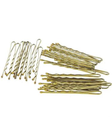 Hair clips wavy with round corners Hair clips (with waves) 5cm bronze
