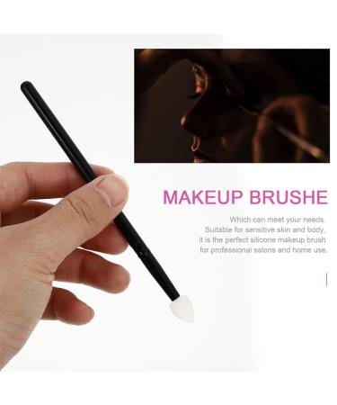 FOMIYES Glitter Lipstick & Silicone Eyeshadow Brush Set | 3Pcs Lip Masks for Eye Shadow Eyeliner & Blush | Perfect for Makeup Art & Epoxy Resin - Buy Online on GoSupps.com