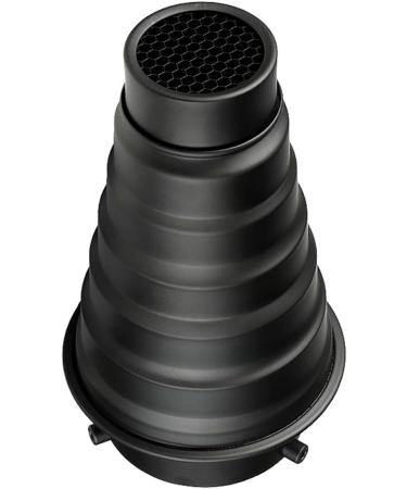 Aluminium Conical Snoot Kit for Bowens Mount Strobe Flash - Honeycomb Grid & Color Filters - Buy Online on GoSupps.com
