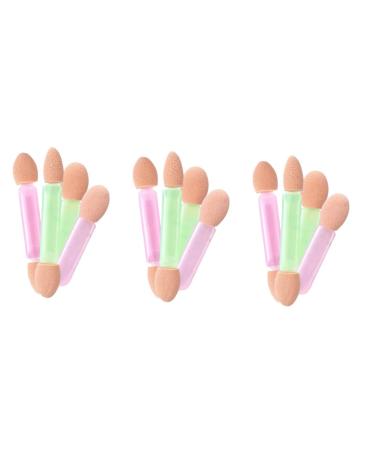 Beavorty 24 Pcs Eyeshadow Sponge Eyeshadow Brush Eyeshadow Accessories Eye Shadow Double Head Makeup Tools
