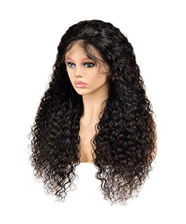 Real Hair Front Lace Wigs for Women | 30-Inch Natural Curly Heat-Resistant Fiber Wigs with Baby Hair - Buy Online on GoSupps.com