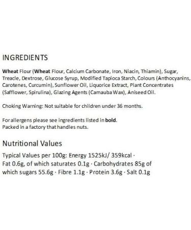 Liquorice Comfits by The Sweet Jar Co. - Buy Online on GoSupps.com