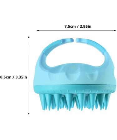 Buy Dijiusidy Scalp Massager & Head Scrubber - Relaxation & Dandruff Removal Tool | Blue Bathroom Accessory - Buy Online on GoSupps.com