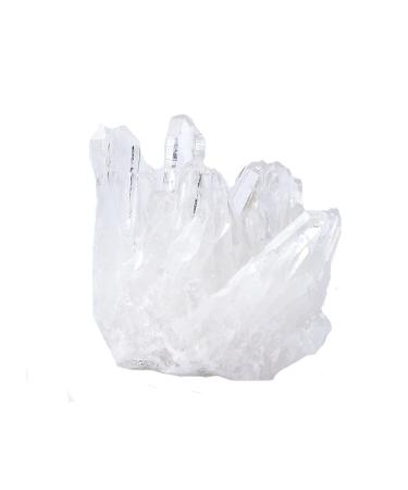 Crystal Rough Natural Crystal Rough Natural Crystal Cluster Raw Quartz White Clear Quartz Stones Gemstone Specimen Home Decoration Raw Gifts (Color : Random Delivery Size : 5-10g) 5-10g Random Delivery
