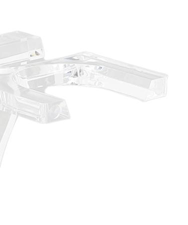 Durable Acrylic Beard Bracket & Brush Exhibition Stand | Versatile Transparent Bathroom Storage for Men - Buy Online on GoSupps.com