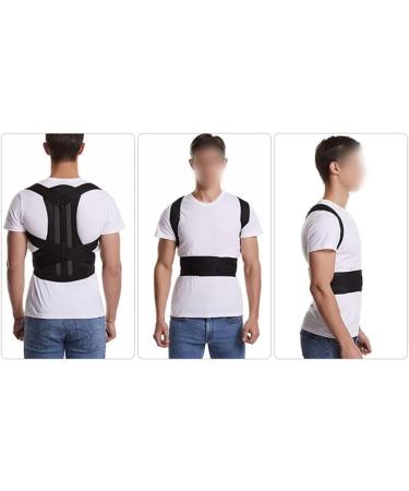 Alloy Bar Posture Corrector - Adjustable Shoulder & Back Brace for Clavicle Support - Slouching & Hunching Trainer (L Code - Buy Online on GoSupps.com