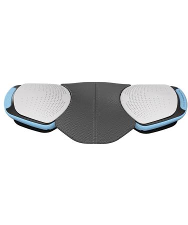 Rkxkj lumbar spine supporter electric lumbar vertebrae traction device 3 gears temperature adjustable dynamic traction with two airbags for pressure relief for the lumbar spine