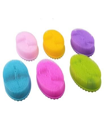Silicone Therapressure Body Brush - Blue | Exfoliating, Cleansing, and Relaxing - Buy Online on GoSupps.com