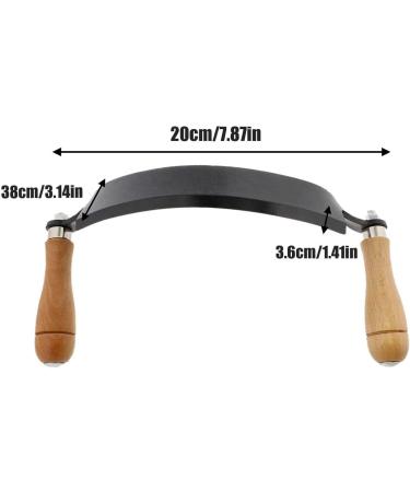 Visiblurry 8-Inch Pull-Shave Ceiling Knife - Curved Woodworking Tool with Wooden Handle for Trunks Fences and More - Perfect for International Shipping - Buy Online on GoSupps.com