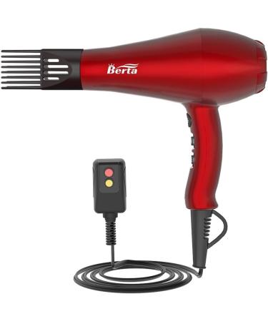Buy BERTA Professional Hair Dryer 1875W - Tourmaline Ceramic Ionic Technology 4 Attachments - Fast International Shipping - Buy Online on GoSupps.com