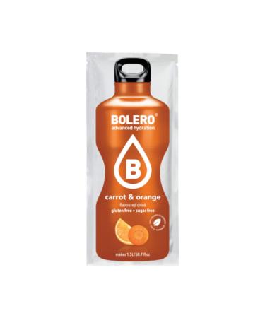 Bolero Classic Powder Sachet 9 g Carrot/Orange 24-Count Carrot & Orange 5.18 kg (Pack of 1)