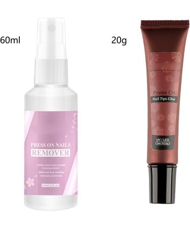 Squeeze-on gel nail glue solid nail glue gel - Professional solid nail glue gel | Squeeze-on nail remover spray soft and solid gel nail glue for false nails - Buy Online on GoSupps.com