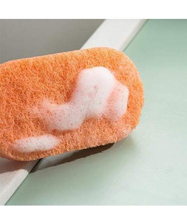 Glimpsesun Kitchen Cleaning Bathroom Toilet Glass Wall Cleaning Bath Brush Plastic Handle Sponge Bath Bottom Bath Brush 2 - Buy Online on GoSupps.com