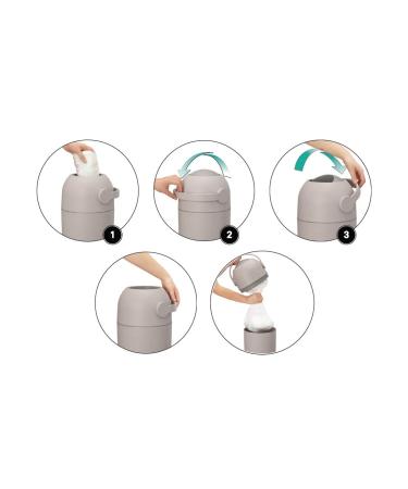 Kidsmill WE-TO Windeleimer Nordvik | Diaper Keeper for 25 Diapers | Odor Stop System | No Refill Cassettes Needed - Buy Online on GoSupps.com