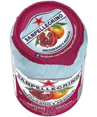 Sanpellegrino Sparkling Soda Fruit Beverages Melograno & Arancia 330ml Can 24 Cans Total Melograno & Arancia 24 Count (Pack of 1) - Buy Online on GoSupps.com