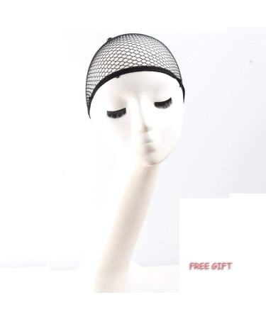 Natural Ombre Blonde Straight Wig - Shoulder Length Blonde Wig with Dark Roots for Women + Free Wig Cap | Shop Now - Buy Online on GoSupps.com