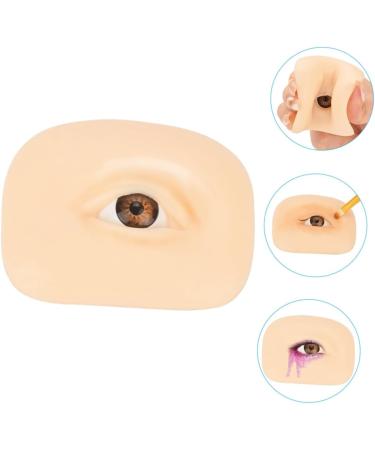 Housoutil 2pcs Make Makeup Washable Simulated Eye Skin Tool Mold Flexible Reusable Fake Blank Left Silicone - Buy Online on GoSupps.com