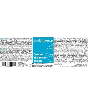 Colouring Paste 20g - Caribbean Blue - Buy Online on GoSupps.com