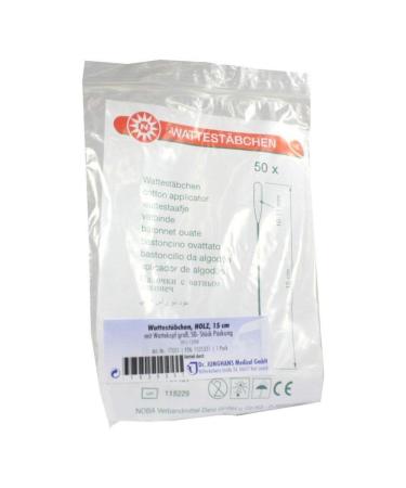COTTON SWABS wood 15 cm large head 50 pcs