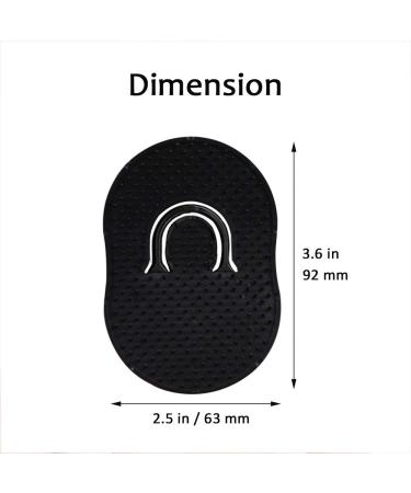 6 PCS Portable Men's Pocket Palm Combs Set - Soft Scalp Massager & Brush for Short Black Hair - Buy Online on GoSupps.com