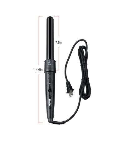 Zealite 6 in 1 Curling Wand Set - Interchangeable Ceramic Barrels & Heat Resistant Glove | International Shipping Available - Buy Online on GoSupps.com