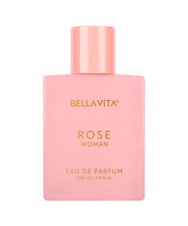 Bella_Vita Luxury Rose Woman Eau De Parfum Perfume for Women with Black Currant Vanilla Jasmine|Floral & Sweet EDP Long Lasting Fragrance Scent 100 ML