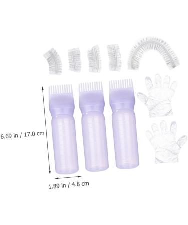 ABOOFAN 1 Set Bleach Kit Hair Dye Kit Hair Bleach Hair Dying Accessory Kit Bleach Hair Kit Hair Coloring Tools Hair Dye Gloves Root Comb Applicator Bottle Portable Purple Plastic Earmuffs 6.9x4.8cm Purple - Buy Online on GoSupps.com