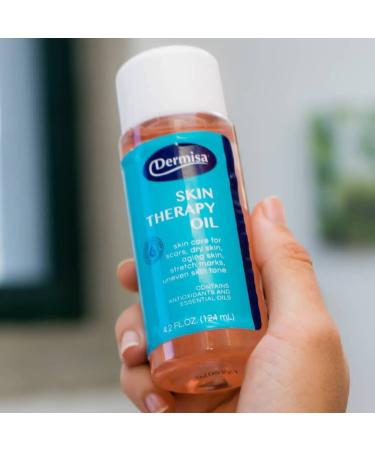 Dermisa Skin Therapy Oil - Multi-Purpose Moisturizing Oil with Vitamin E & A Chamomile Rosemary | 4.2 OZ Pack of 2 - Buy Internationally - Buy Online on GoSupps.com