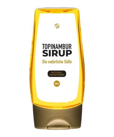 Jerusalem artichoke syrup 350 gr. Natural sweetness. No added sugar. Vegan sweetener made from Jerusalem artichoke - For breakfast - Buy Online on GoSupps.com