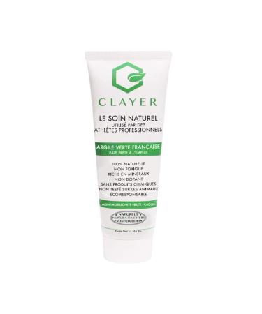 Clayer Natural sports care 100 natural nontoxic made in France pure green tone ready to use
