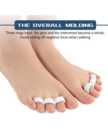 Magik 2 Bunion & Hammer Toe Straightener Splint - 4 Pairs (White+Nude) - Buy Online on GoSupps.com