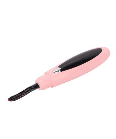 Qukaim Heated Eyelash Curler Electric Heated Eyelash Curler USB Rechargeable Portable Ergonomic Design 3 Gear Quick Heating Silicone Pad Pink.