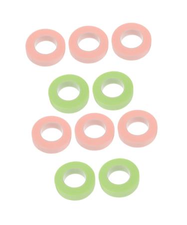 FRCOLOR 10 Rolls Grafting Eyelash Tape Clean Under Eye Patch Cosmetology Supplies Pink Duct Tape Eyes Natural Facial Lash Tools Janitorial Supplies Eyelid Face Non-woven Fabric Blindfold