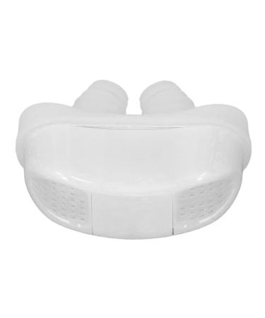 Sleep Aid Snoring Device Ergonomic Electric Relieve Snoring Device Soft Silicone Easy Breathing for Daily Use(White)