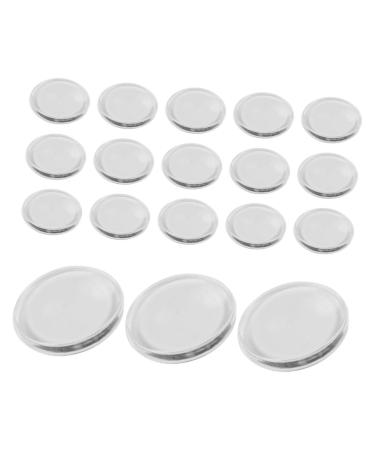 Beaupretty 20pi ces Lot de Patchs Ronds pour Extensions de Cils Silicone Hypoallerg nique pour Pose Pr cise et Maquillage Professionnel