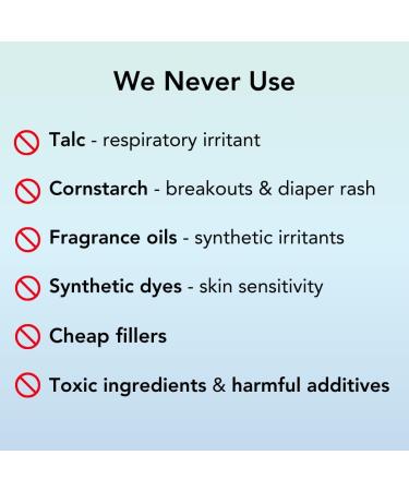 Organic Lavender Body Powder - Talc & Cornstarch Free Perfect for Women Men & Babies | Sweat Absorbing Deodorant & Travel Size Refill - Buy Online on GoSupps.com