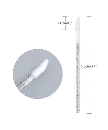 200PCS Crystal Black Disposable Lip Brushes - Lipstick Applicator Beauty Tool Kit - Buy Online on GoSupps.com