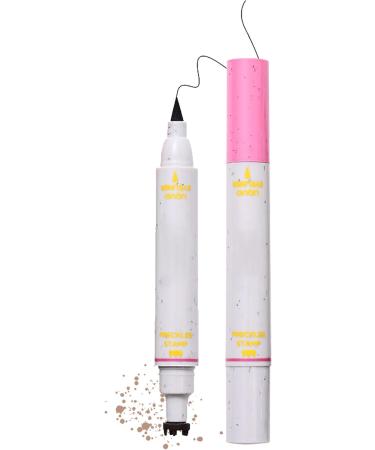 Freckles Pen Makeup Dot Pen Waterproof 2 in 1 Fake Freckle Stamp and Eyeliner Skin Friendly and LongLasting Natural Look Ideal for Face Beauty Women Social Gathering - Buy Online on GoSupps.com