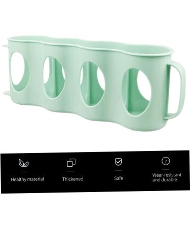 Alipis 2pcs 4 Holder Plastic Refrigerator Hand Can Storage Section Pull Beverage Green Type Organizer Green 10.5X30CM - Buy Online on GoSupps.com