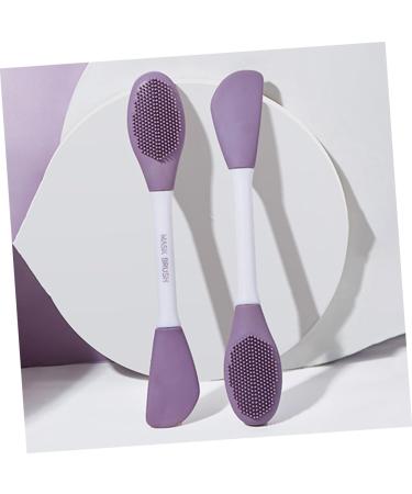 Didiseaon Mask Applicator Silicone Scrubber Facial Applicator Tools Silicon Cleaner Applicator Facial Brush Mud Scrub Wash Scrubber Silica Gel Detergent Facial Mask Brush - Buy Online on GoSupps.com