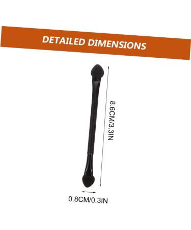 Healifty 75 Pcs Double Ended Eye Shadow Stick Sponge Makeup Applicator Eyeshadow Brush Makeup Lip Brush Miss 8.6X0.8CMx3pcs Blackx3pcs - Buy Online on GoSupps.com