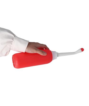Travel Bidding Bottle & Peri Bottle - 135 Design Multi-Purpose Double Spray Nozzles for Safe Postpartum Care (Red) - Buy Online on GoSupps.com